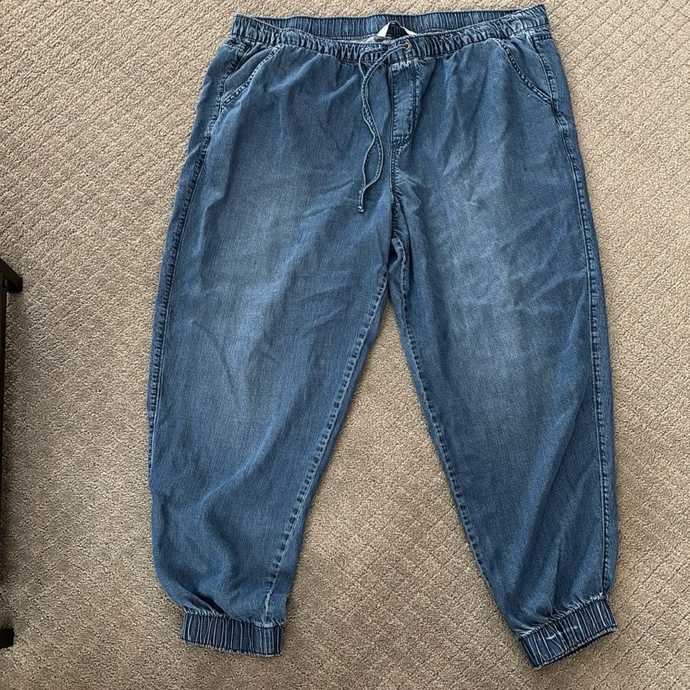 Nine West denim joggers xxl